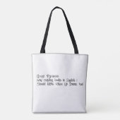 Nehmen Sie den Trommeln zu Tasche (Rückseite)