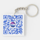 Nehmen Sie den W-Schlüsselanhänger Schlüsselanhänger (Rückseite)