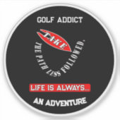 Nehmen Sie den weniger befahrenen Weg Aufkleber (Vorderseite)