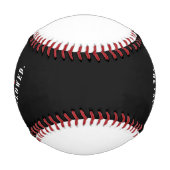 Nehmen Sie den weniger befahrenen Weg Baseball (Vorderseite)