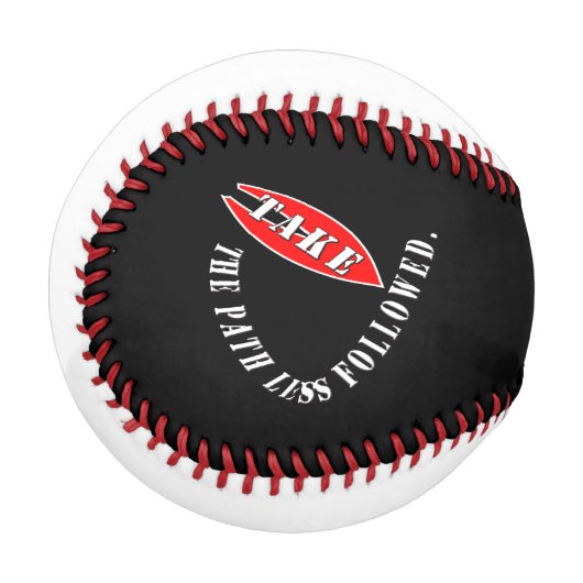 Nehmen Sie den weniger befahrenen Weg Baseball (Vorderseite Links)