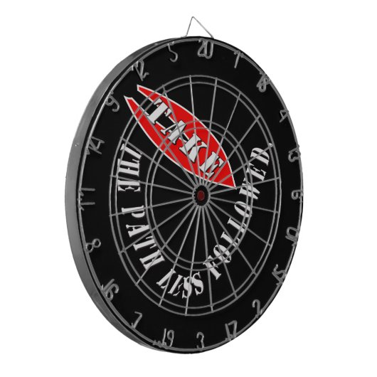 Nehmen Sie den weniger befahrenen Weg Dartscheibe (Vorderseite Links)