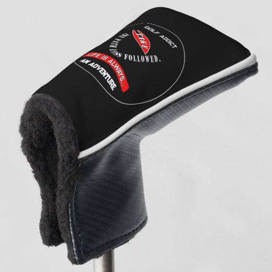 Nehmen Sie den weniger befahrenen Weg Golf Headcover (3/4 Vorderseite)