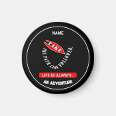 Nehmen Sie den weniger befahrenen Weg Magnet (Vorne)