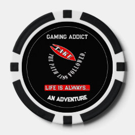 Nehmen Sie den weniger befahrenen Weg Pokerchips