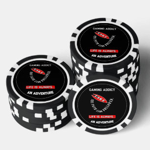 Nehmen Sie den weniger befahrenen Weg Pokerchips