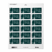 Nehmen Sie den Zug Adressaufkleber (Vorne)