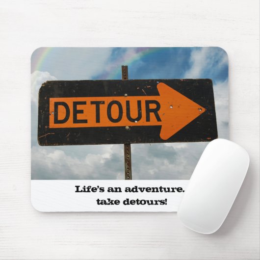 Nehmen Sie Detours Mousepad (Mit Mouse)