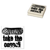 Nehmen Sie die Cannoli-Briefmarke zum Schokoladeng Gummistempel (Stempel)