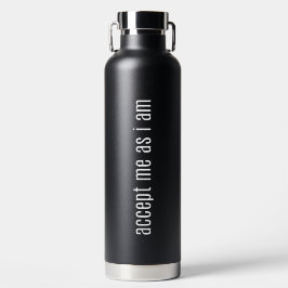 Nehmen Sie die Flasche mit Vakuum an