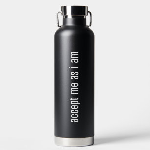 Nehmen Sie die Flasche mit Vakuum an