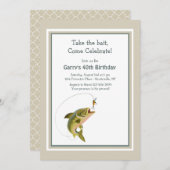 Nehmen Sie die Köder-Fisch-Einladung Einladung (Vorne/Hinten)