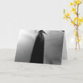 "NEHMEN SIE DIE KRAWATTE" LASS LOOSE UND GENIESSEN KARTE (Gelbe Blume)