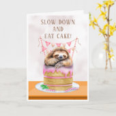 Nehmen Sie die Langsame Geburtskarte Karte (Gelbe Blume)