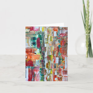 Nehmen Sie die leere Notizkarte zurück