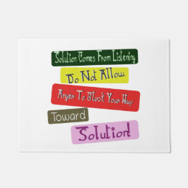 Nehmen Sie die Liebe-Einmal-Beziehung zur Lösung!  Fußmatte