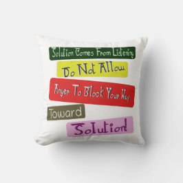 Nehmen Sie die Liebe-Einmal-Beziehung zur Lösung!  Kissen