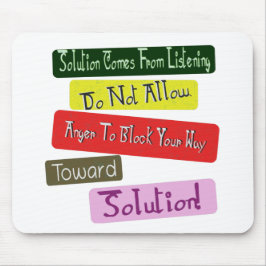 Nehmen Sie die Liebe-Einmal-Beziehung zur Lösung!  Mousepad