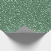 Nehmen Sie die Mathematik-Seite ein... Geschenkpapier (Ecke)