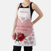 Nehmen Sie die Rote Rosen zum Risikoangebot als ro Schürze (InSitu)