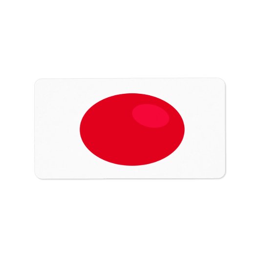 Nehmen Sie die rote Tablette Adressaufkleber (Vorne)