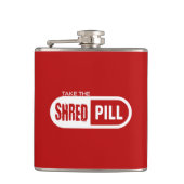 Nehmen Sie die Shred-Pille Flachmann (Vorderseite)