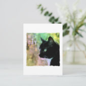 Nehmen Sie die Tageskatze Postkarte (Stehend Vorderseite)