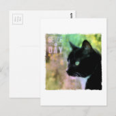 Nehmen Sie die Tageskatze Postkarte (Vorne/Hinten)