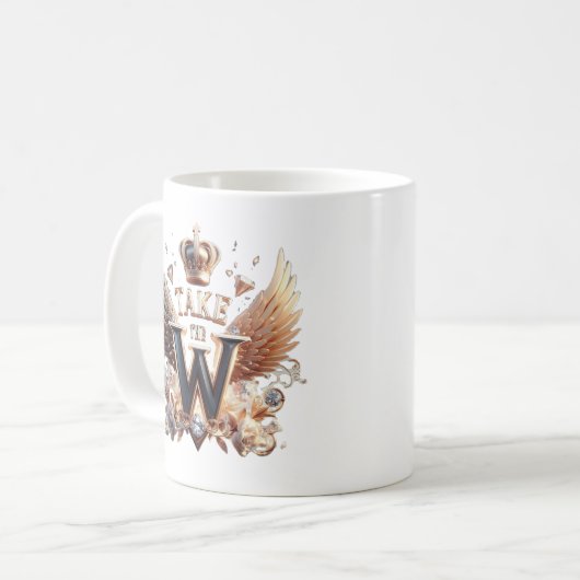 Nehmen Sie die W-Tasse Kaffeetasse (Vorderseite Links)