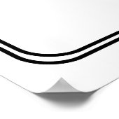 Nehmen Sie ein Hochzeitszeichen Poster (Ecke)