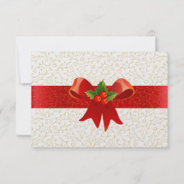 Nehmen Sie ein Holly Jolly Weihnachtsessen Einladung