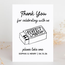 Nehmen Sie ein Matchbox-Gefälligkeitszeichen | Hoc