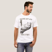 Nehmen Sie ein Nickerchen - Katzen T - Shirt (Vorne ganz)