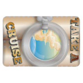 Nehmen Sie ein Reiseplakat für einen Cartoon Magnet (Horizontal)