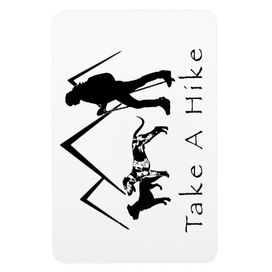 Nehmen Sie ein Wandermagnet- Catahoula/Pitbull Magnet (Vertikal)