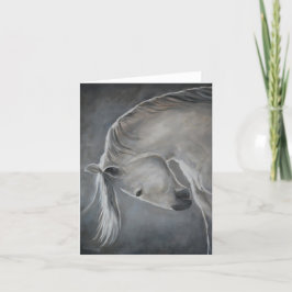 Nehmen Sie eine Bow Horse Art Note Card Karte