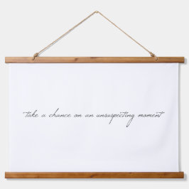 Nehmen Sie eine Chance Holzklappwand Wandteppich Mit Holzrahmen