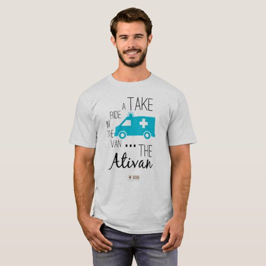 Nehmen Sie eine Fahrt im AtiVan T-Shirt (Vorne ganz)