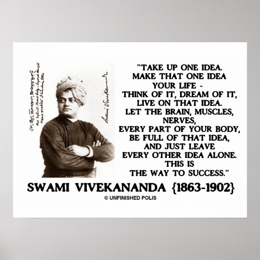 Nehmen Sie eine Idee auf, die Idee zu Ihrem Lebens Poster (Vorne)