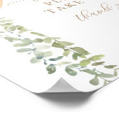 Nehmen Sie eine Lieblings-Sign-Gold-Ballon-Baby-Du Poster (Ecke)