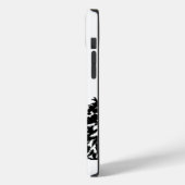 Nehmen Sie eine monochrome Berglandschaft zu Wande Case-Mate iPhone Hülle (Rückseite / Links)