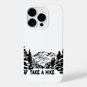 Nehmen Sie eine monochrome Berglandschaft zu Wande Case-Mate iPhone 14 Pro Hülle