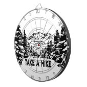 Nehmen Sie eine monochrome Berglandschaft zu Wande Dartscheibe (Vorderseite rechts)