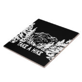 Nehmen Sie eine monochrome Berglandschaft zu Wande Fliese (Seite)