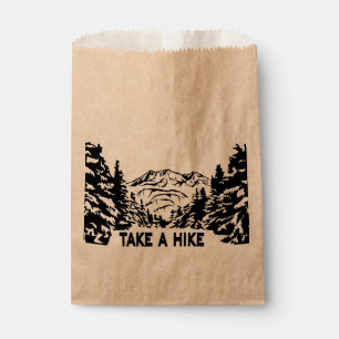Nehmen Sie eine monochrome Berglandschaft zu Wande Geschenktütchen