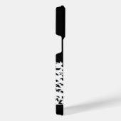 Nehmen Sie eine monochrome Berglandschaft zu Wande iPhone Hülle (Rechte Seite)