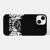 Nehmen Sie eine monochrome Berglandschaft zu Wande iPhone Hülle (Rückseite (Horizontal))