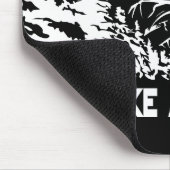 Nehmen Sie eine monochrome Berglandschaft zu Wande Mousepad (Ecke)