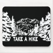 Nehmen Sie eine monochrome Berglandschaft zu Wande Mousepad (Vorne)
