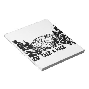 Nehmen Sie eine monochrome Berglandschaft zu Wande Notizblock
